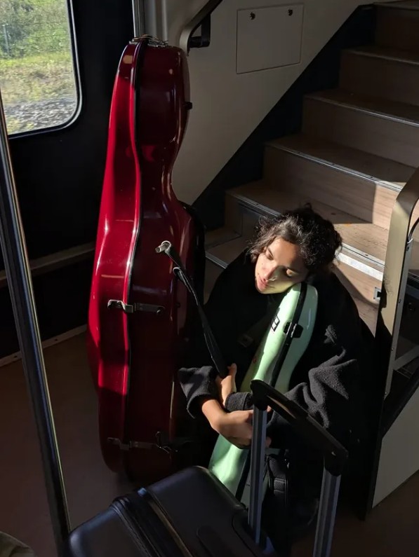 Bianca Cucini travelling